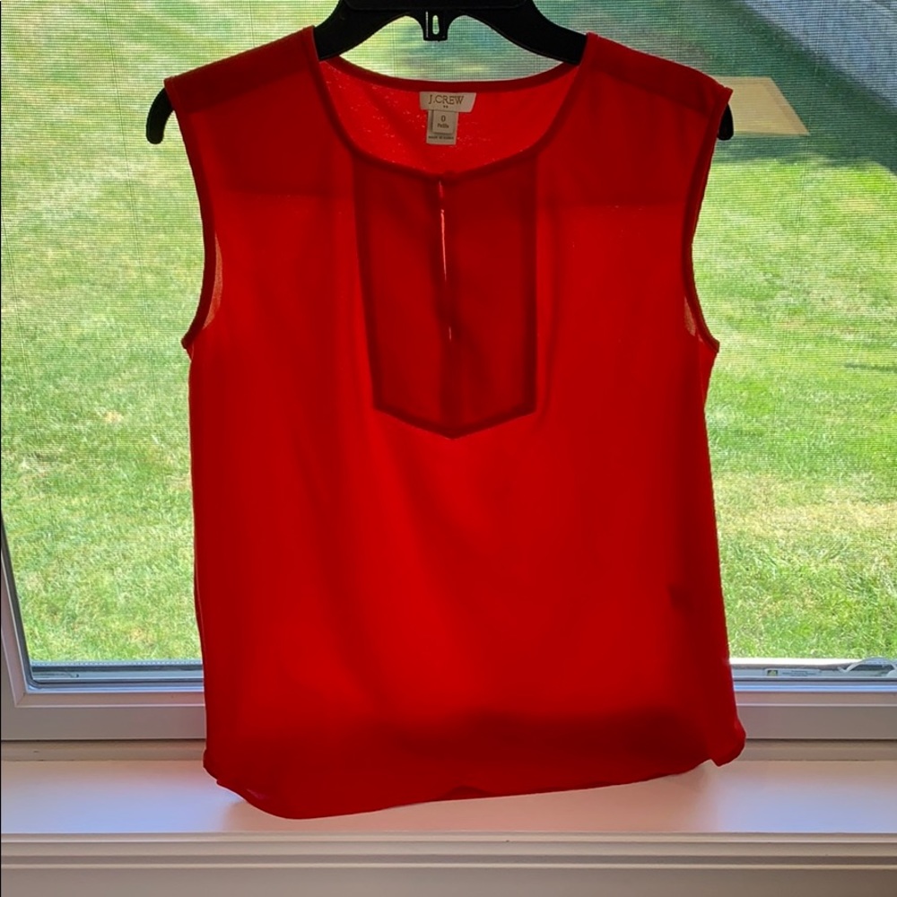 J Crew red top